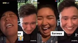 Жаханға Балхадиша  әнің  айтып бытшыт қылды / тикток баттл