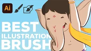 Brush I Use For My Illustrations | ADOBE Illustrator