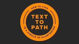 Text on a Path in Illustrator | 2 Minute Tutorial | Khurshid Freelancer