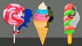 Hulk vs granny Funny Ice Cream Animations - DRAWING CARTOONS 2