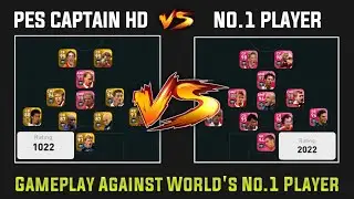 PES CAPTAIN HD Vs WORLD'S BEST PES MOBILE PLAYER | GAMEPLAY WITH NO.1 PLAYER | PES 2020 MOBILE