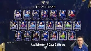 THE ENTIRE TEAM OF THE YEAR IN PACKS AND A NEW SEASON IN THE GAME!