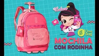 MOCHILA DE RODINHA LULUCA ORIGINAL BY CLASSEBAG