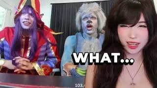 Emiru reacts to Dantes and Jynxzi cosplay