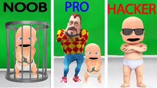Noob Pro Hacker Çatlaklar 🤣 Dark Riddle Hello Neighbor Who's Your Daddy