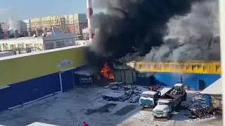 Пожар в Старом Осколе 2020.11.20