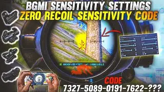 NEW UPDATE 3.7 !!🔥BEST SENSITIVITY CODE+CONTROL SETTINGS BGMI/PUBG MOBILE | BGMI AFTER UPDATE 3.7