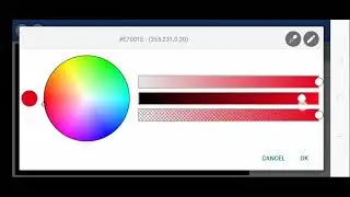 Gradient text effect stroke in pixellab