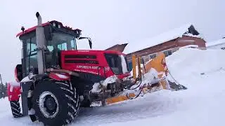 Гидроповоротный отвал на трактор КИРОВЕЦ К-525/424