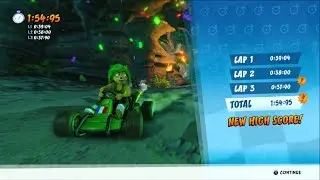 [CTRNF] Mystery Caves - 1:54.95 (Former WR)