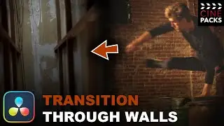 How to Pan a Camera THROUGH A WALL in Davinci Resolve
