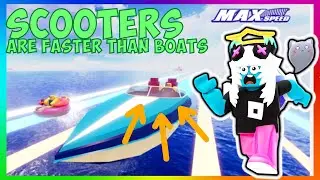 No idea what this ROBLOX game is called - but I'm SCOOTIN so fast it doesn't matter! | MAX SPEED