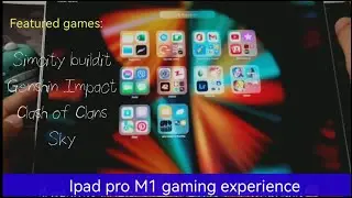 Ipad pro M1 game testing