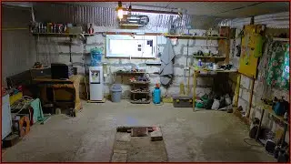How to remove humidity from a garage without an air vent. A simple DIY dehumidifier.