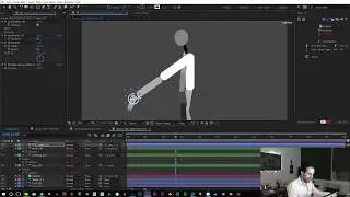 WIP Solving an IK problems & Animating a 3D looking  2D head in After Effects
