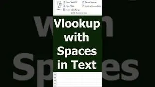 How to use VLOOKUP with TRIM in excel