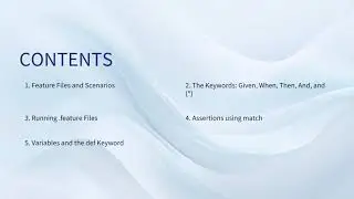 Karate Framework Basics