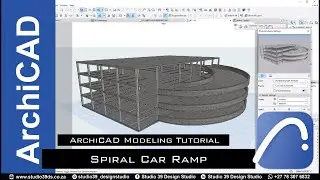 Spiral Car Ramp | ArchiCAD Modeling Tutorial
