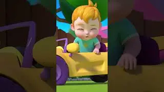 Baby On The car Says Wah Wah Wah | Nursery Rhymes & Kids Songs | NuNu Tv  