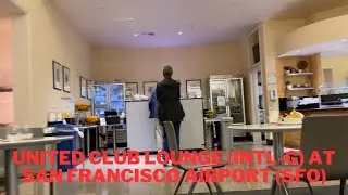 (Score: 3/10) United Club at SFO Concourse G (G6) [San Francisco Airport, International Terminal G]