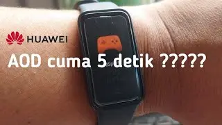 Cara Mengaktifkan AOD di Huawei Band 8 Bahasa Indonesia
