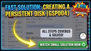 Creating a Persistent Disk | Quick N Easy Guide 