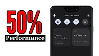 GAME DASHBOARD! Overclock 50% Performance Android Without Root