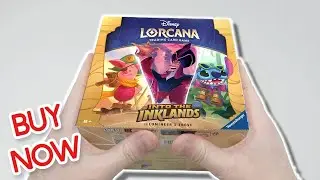 Opening Disney Lorcana Into The Inklands Illumineer's Trove! GO GET IT!