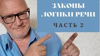 Законы и правила логики речи русского языка. Часть вторая.
