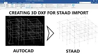 Creating 3D centerline for import in STAAD || Building With Dissimilar Floors