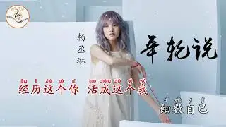 年轮说 杨丞琳 拼音字体 伴奏版 ktv 卡拉ok字幕