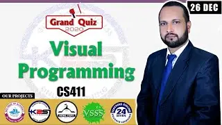 Grand Quiz CS411 | CS411 - Visual Programming Grand Quiz | Fall 2020