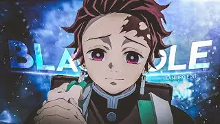 BLACKHOLE-TANJIRO EDIT 💙| GLAZED | AMVs