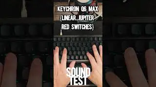 Can You Hear the Difference? Keychron Q6, Q3, Q0 Max Sound Test with Jupiter Switches!
