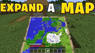 How to make a map bigger in Minecraft 1.21