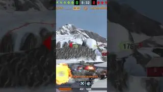Внезапно появляется FV215b183 Бабаха но от безысходности уничтожает себя сама #shortsblitz #wotblitz
