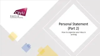 Personal statement – Part 2