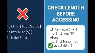 Python Error SOLVED in 5 Seconds! (List Index Out of Range)