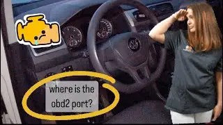 Obd2 location Volkswagen Caddy mk4 2017