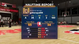 NEXT GEN 2K21 Anthony Davis build MONSTER half! 26 pts (100% fg 4/4 3pt) 5 rebs 2 asts 3 stls 3 blks