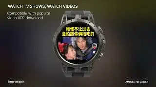 2025 New Q85 Smart Watch 4G SIM Card 1.43'' AMOLED Pull Out 180° 200W Rotating Camera Smartwatch