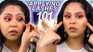 The EASIEST Way To Apply False Lashes | Fool Proof!