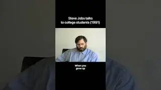 Steve Jobs advice to college students (1991)