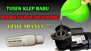 begini cara mengatasi penyebab pompa air harus dipancing dulu terus