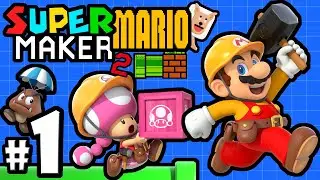 Super Mario Maker 2 Player - Nintendo Switch Gameplay Walkthrough PART 1: Story Mode & Multiplayer