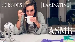 [ASMR] Teacher Prep - Cutting Paper - Laminating (No talking)