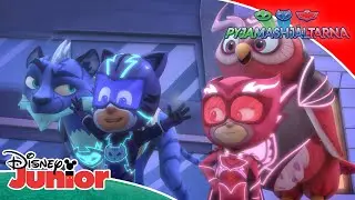 Race med Pyjamashjältarna | Disney Junior Sverige