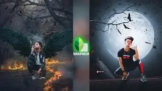 Snapseed Creative Moon Photo Editing 😳| Snapseed Photo Editing Tutorial - AF EDIT