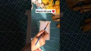 Easy Art Idea 💡🍂 #shorts