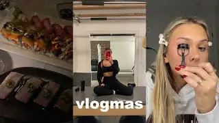 vlogmas 2022| come to pilates with me!! & grwm for girls night 🎀✨💖🙂